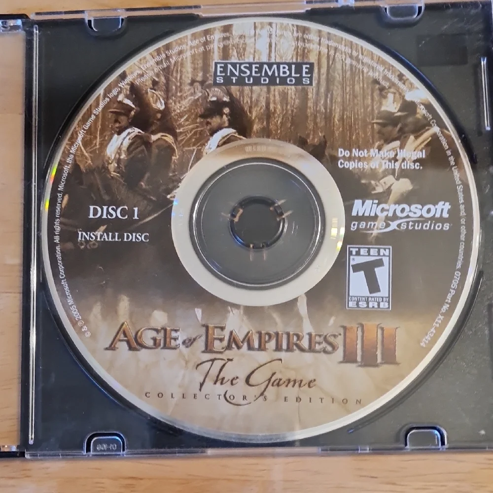 Microsoft Age of Empires III - Boxed Set, Vintage 1990s, GUC, Weighs 6Lb.